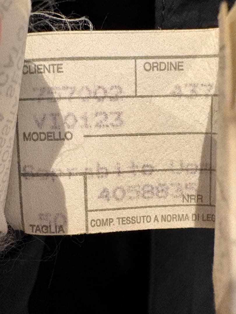 EMPORIO ARMANI 中綿入り 黒 ロングコート Ｌ