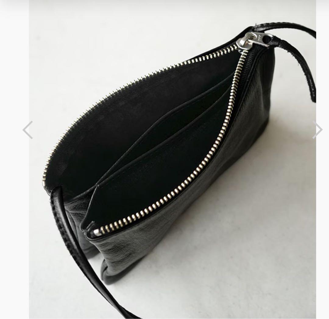 MASTER & CO. ブラックレザーショルダーバッグ