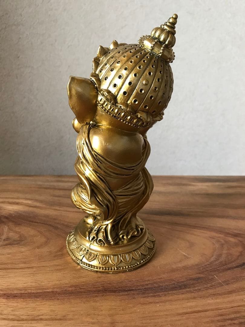 Pacific Giftware ゴールド　 フルート ガネーシュ