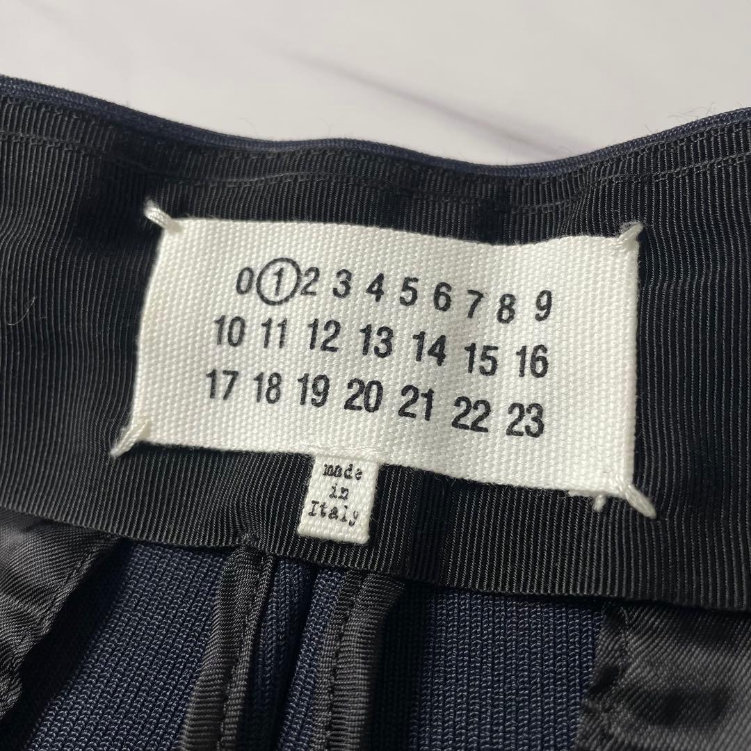 美品 Maison Margiela ① サルエルジョガー ストレッチ 紺 42