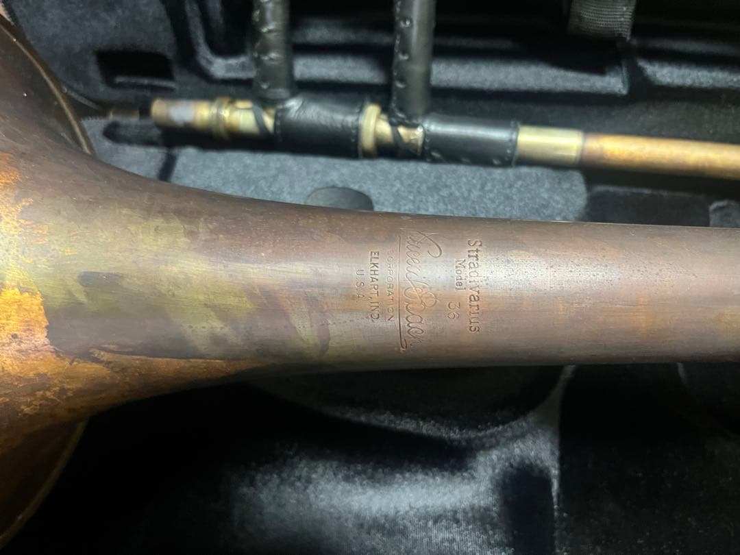 ワンワン丸様バックテナーバストロンボーン 36B corporation刻印