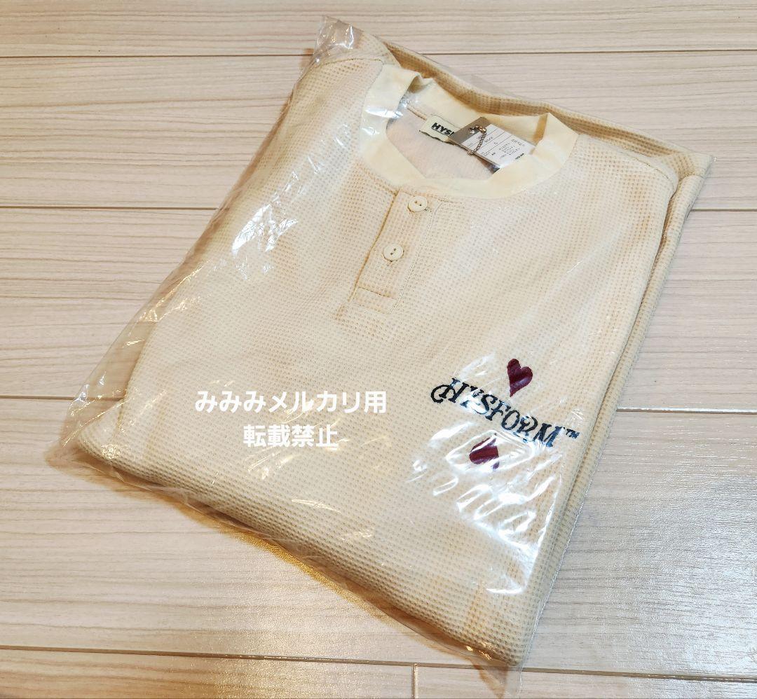 HYSFORM HENRY NECK WAFFLE L/S TEE Tシャツ