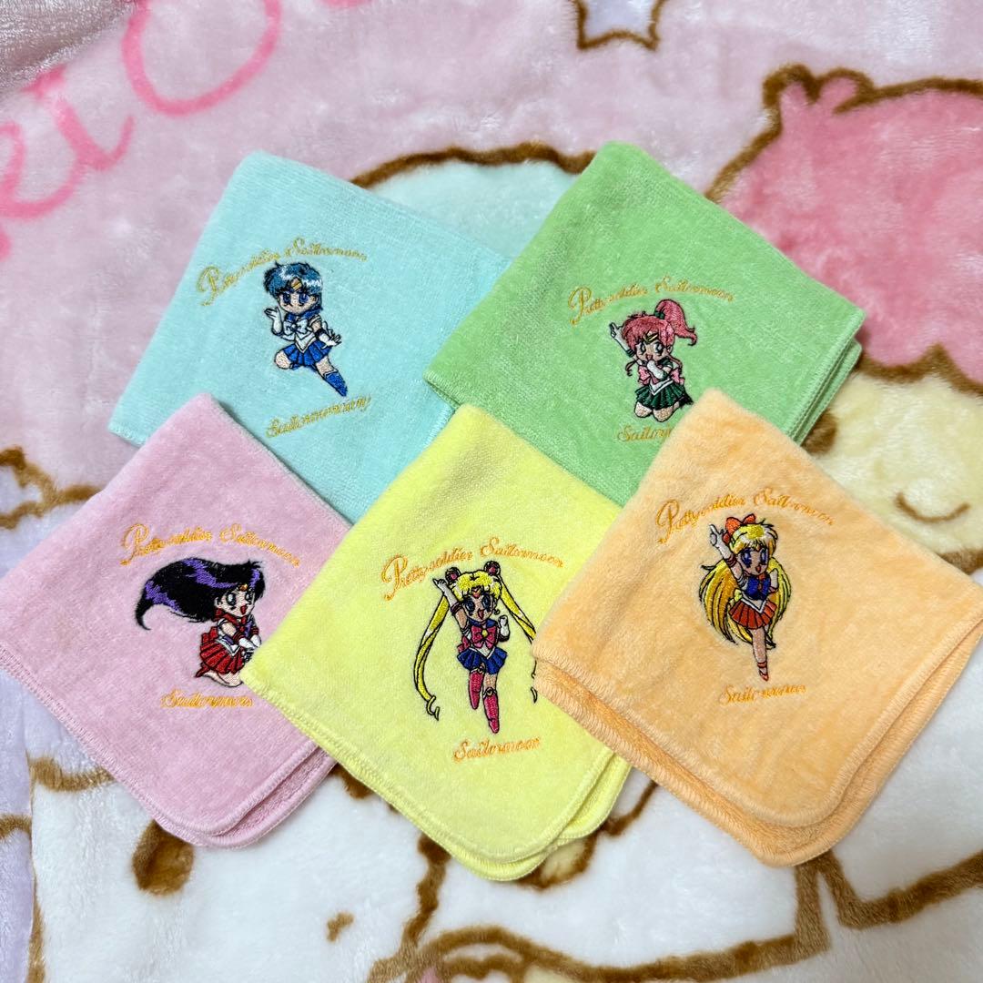激レア セーラームーン タオル ハンカチセット 新品 レトロ