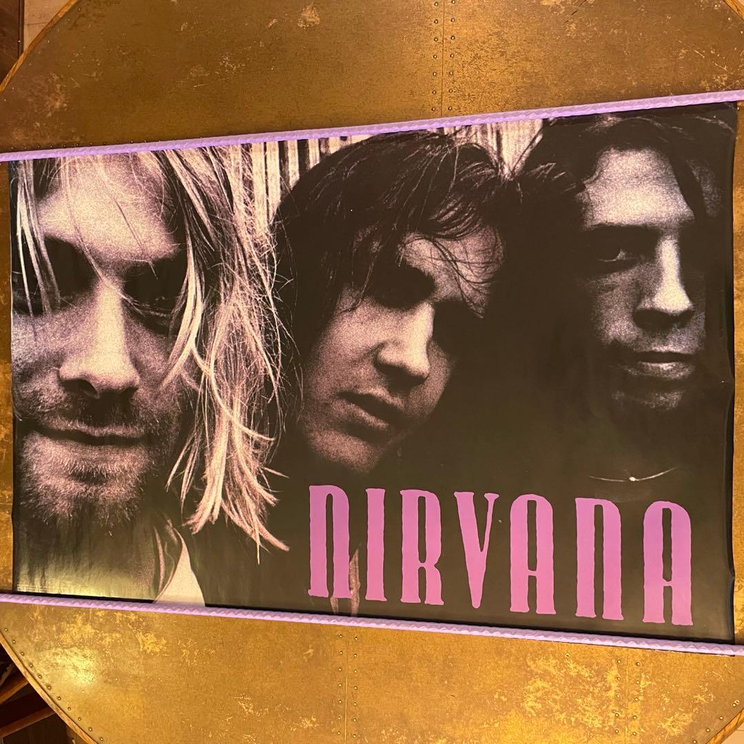 90s デッドストックnirvana大判 ポスター