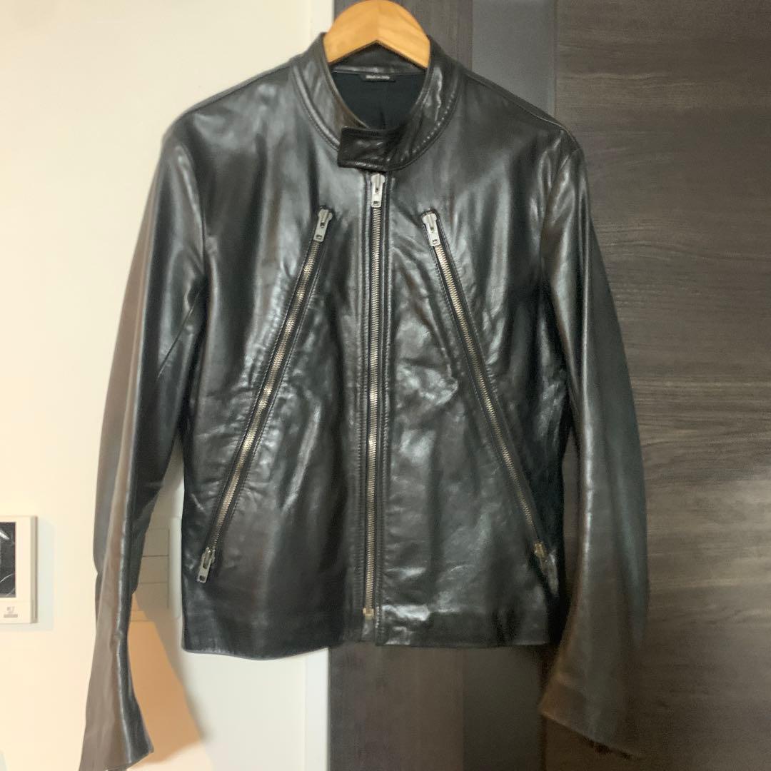 Martin Margiela マルジェラ 八の字ライダース 09AW ブラック