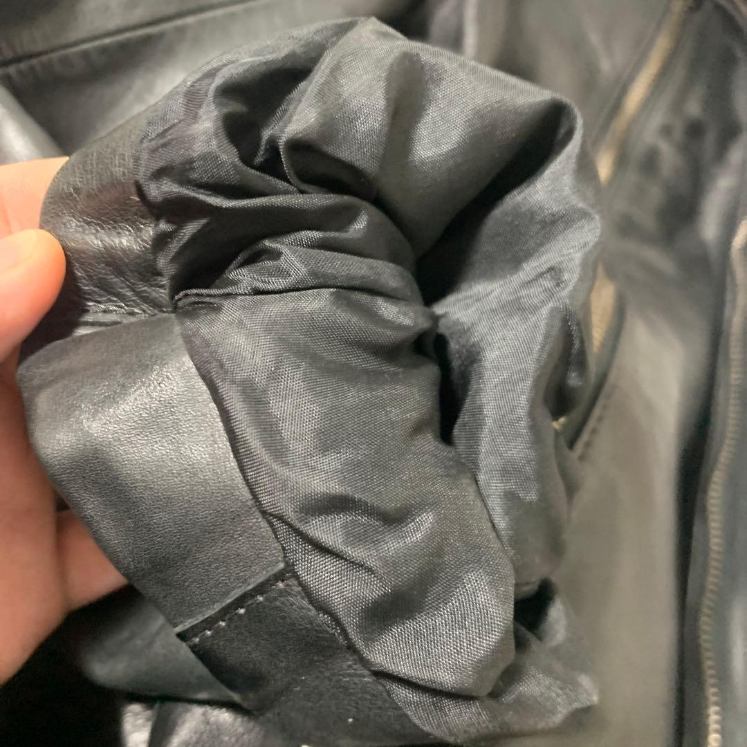 Martin Margiela マルジェラ 八の字ライダース 09AW ブラック