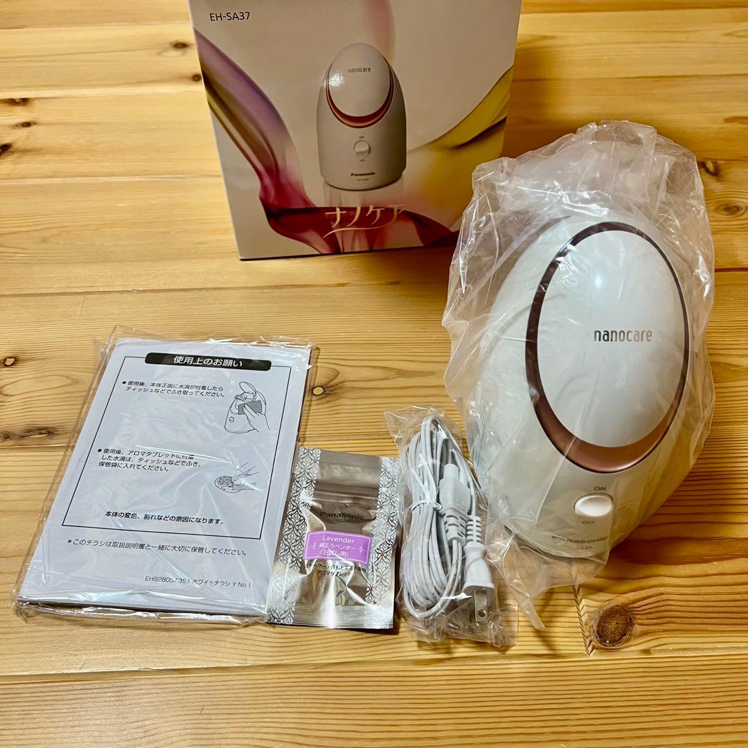 【新品未使用】Panasonic EH-SA37-P ナノケア スチーマー