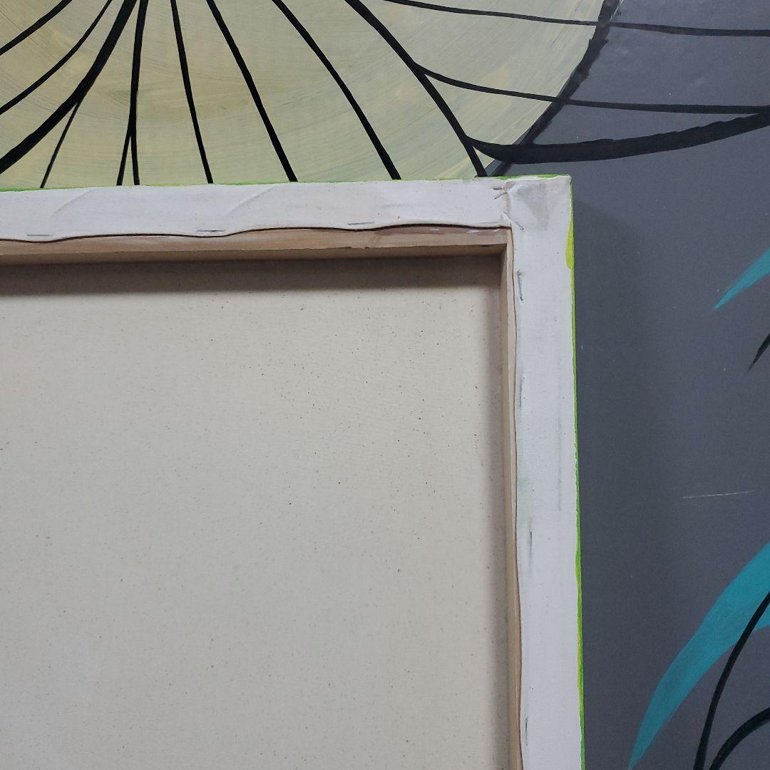 SHIMURA KEN アクリル絵の具97x130cm