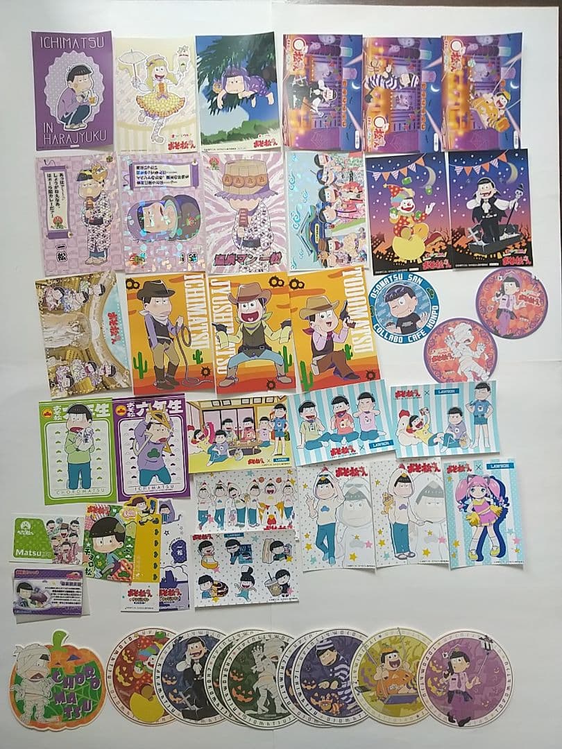 おそ松さん 缶バッジ アクキー おそ松 カラ松 チョロ松 一松 十四松 トド松