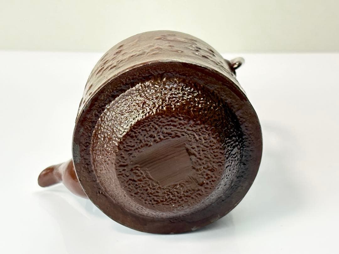 【未使用】南部鉄器 鉄瓶 霰紋 桜紋3点まとめ T−501