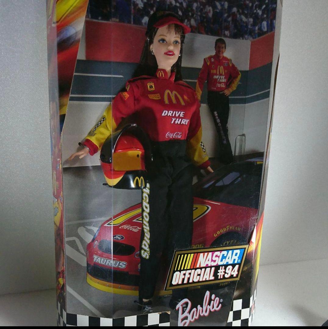 激希少レア バービー人形 NASCAR マクドナルド コレクターエディション