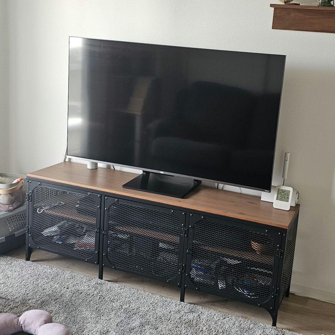 フィエルボ IKEA テレビ台 ブラック 150x36x54 cm