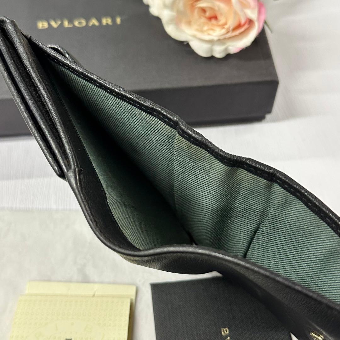 新品同様‼️ ブルガリ　BVLGARI 財布　二つ折り　折り財布　ソティリオ