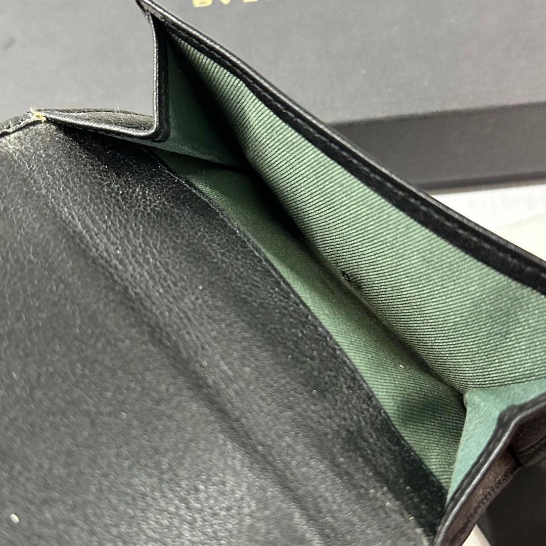 新品同様‼️ ブルガリ　BVLGARI 財布　二つ折り　折り財布　ソティリオ