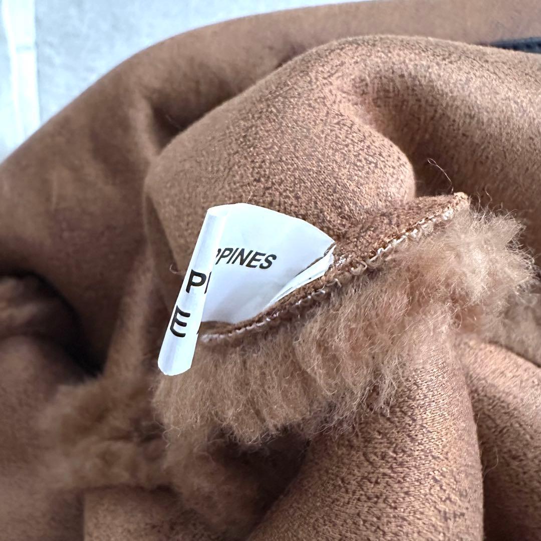 未使用品　ヴィオラドーロ ELMO エコムートン チェーンショルダートートバッグ