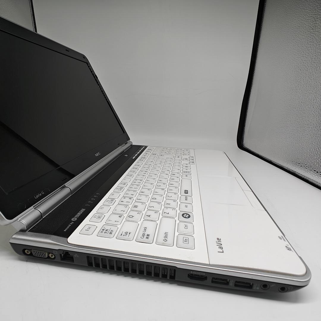 【NEC】爆速i7 SSD256GB 8GB ホワイト オフィス付きノートPC