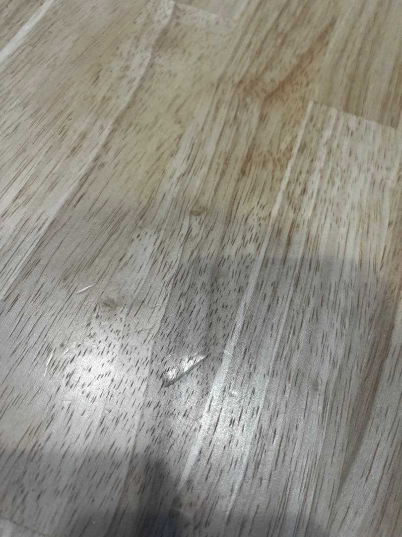 KANADEMONO デスク　ラバーウッド　ナチュラル　サンドベージュ脚