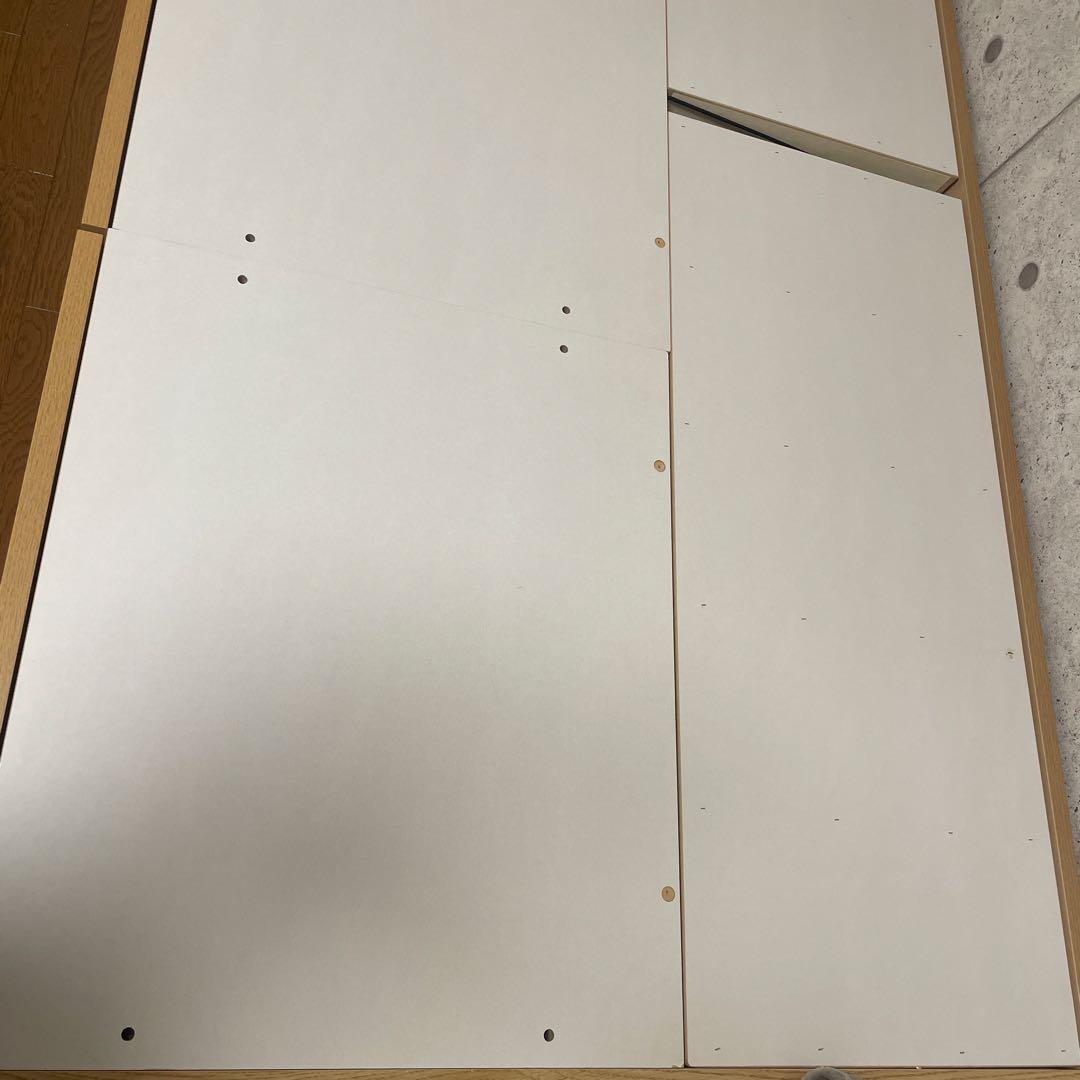 ニトリ シングル　ベッドフレーム　大容量収納　ライトブラウン色