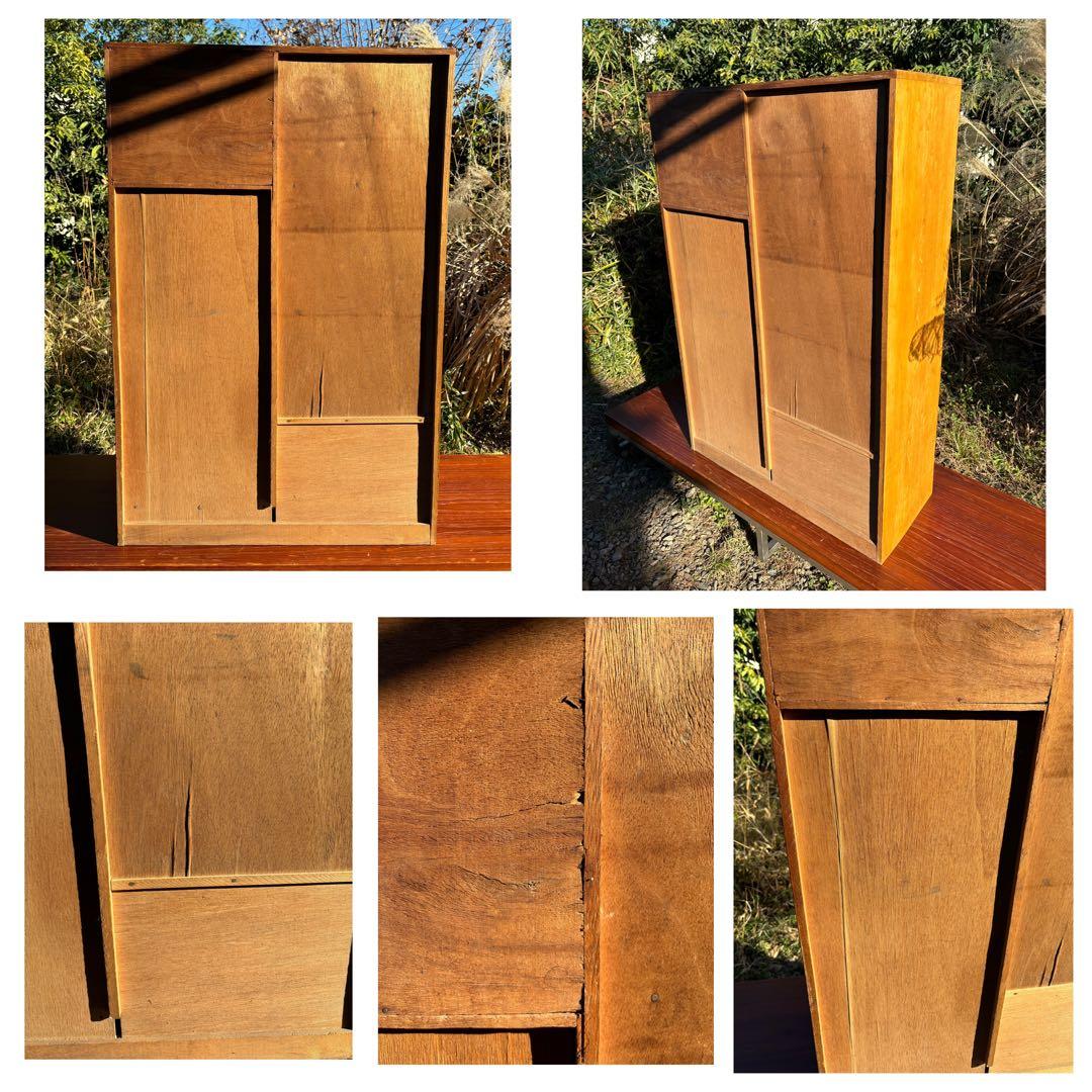 昭和レトロなガラスキャビネット‼️食器棚　飾り棚　書棚