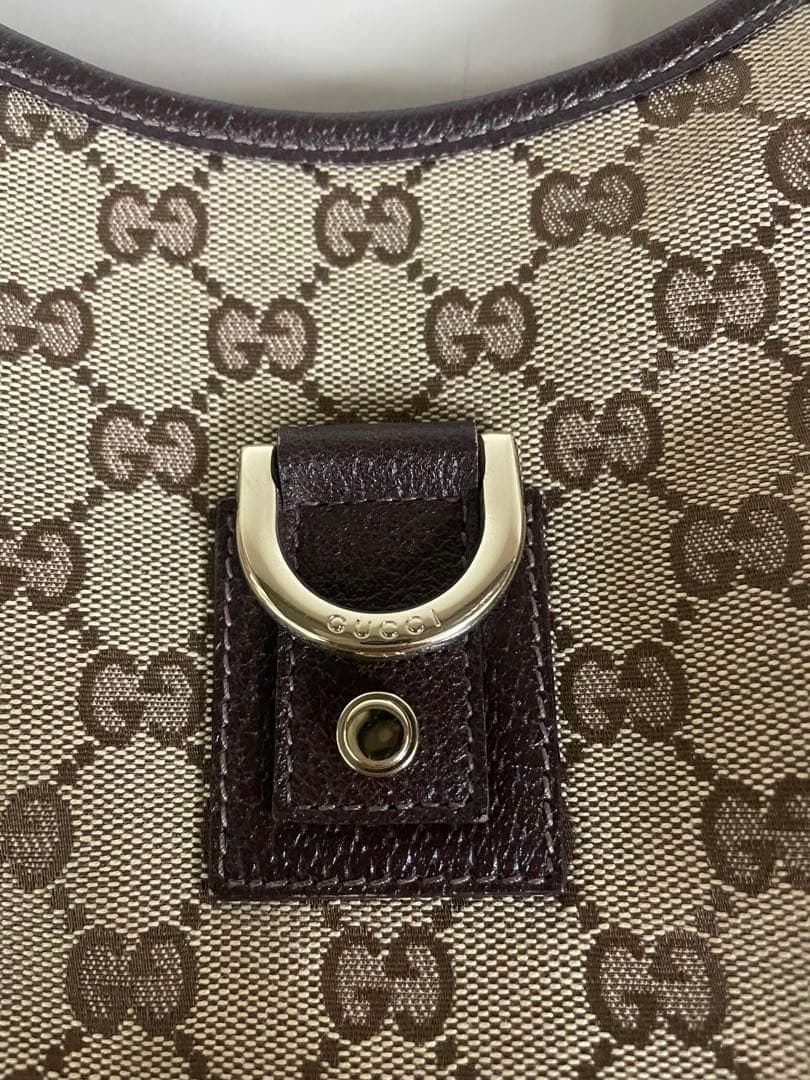 ❷美品 グッチハンドバッグ GGキャンバス GUCCI