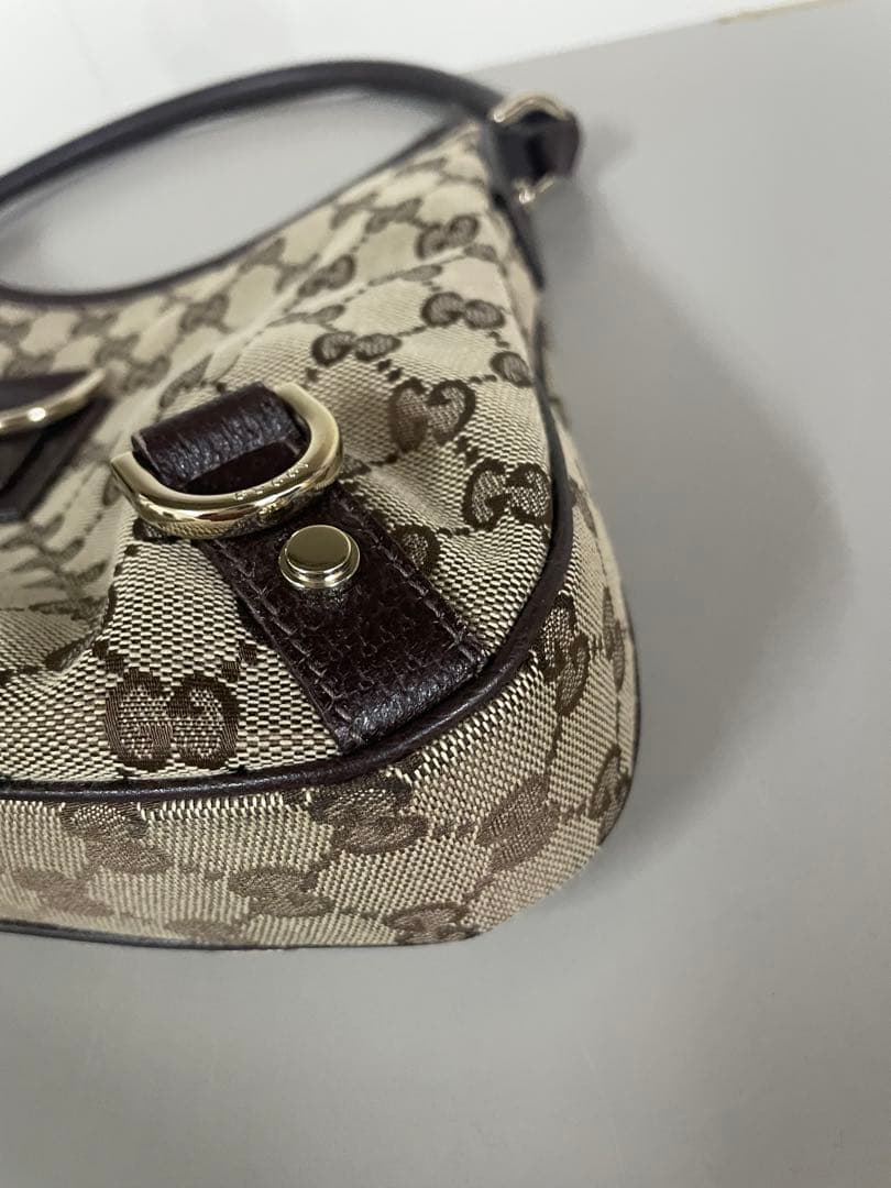 ❷美品 グッチハンドバッグ GGキャンバス GUCCI