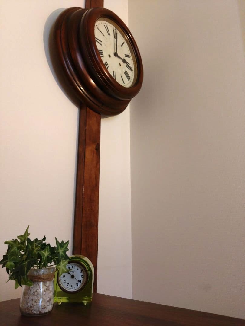 柱時計　アンソニア　ジャンク　精工舎　昭和レトロ　アンティーク　ユンハンス