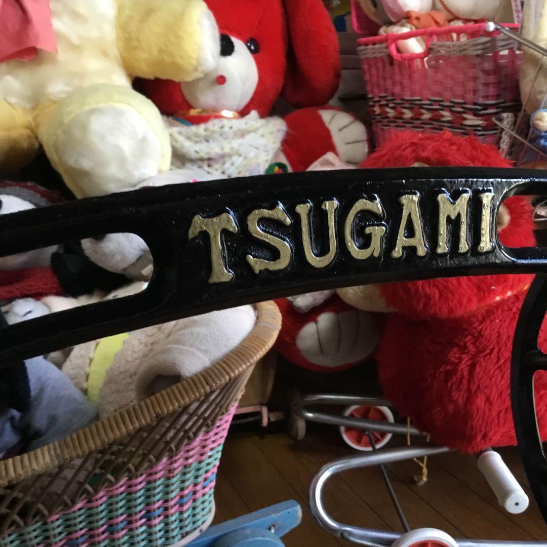 ※アンティーク※TSUGAMI足踏みミシン脚のテーブル　アイアン