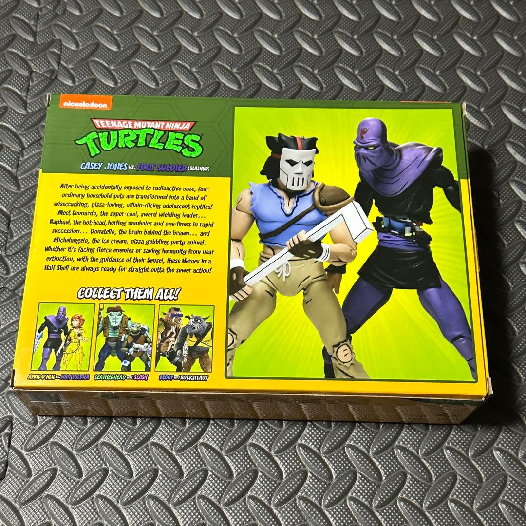 NECA TMNTケイシー・ジョーンズ&フットソルジャー