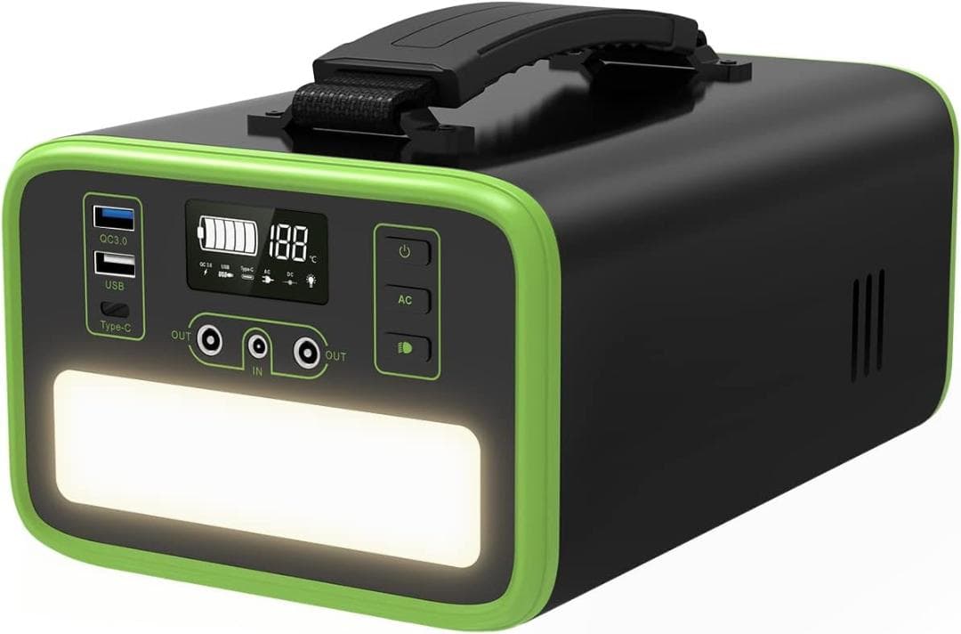 NECESPOW ポータブル電源 322Wh リン酸リチウム 正弦波