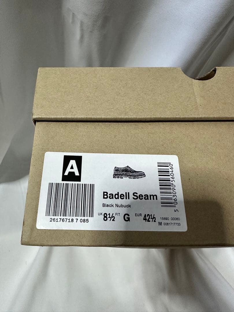 ［babueさん専用］CLARKSバデルシームヌバックブラックUK8.5 箱あり