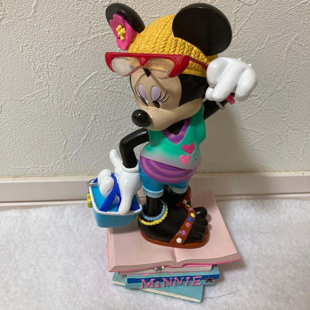 未使用品希少ディズニーミニー ・マウス サマー・ビーチスタイル フィギュア