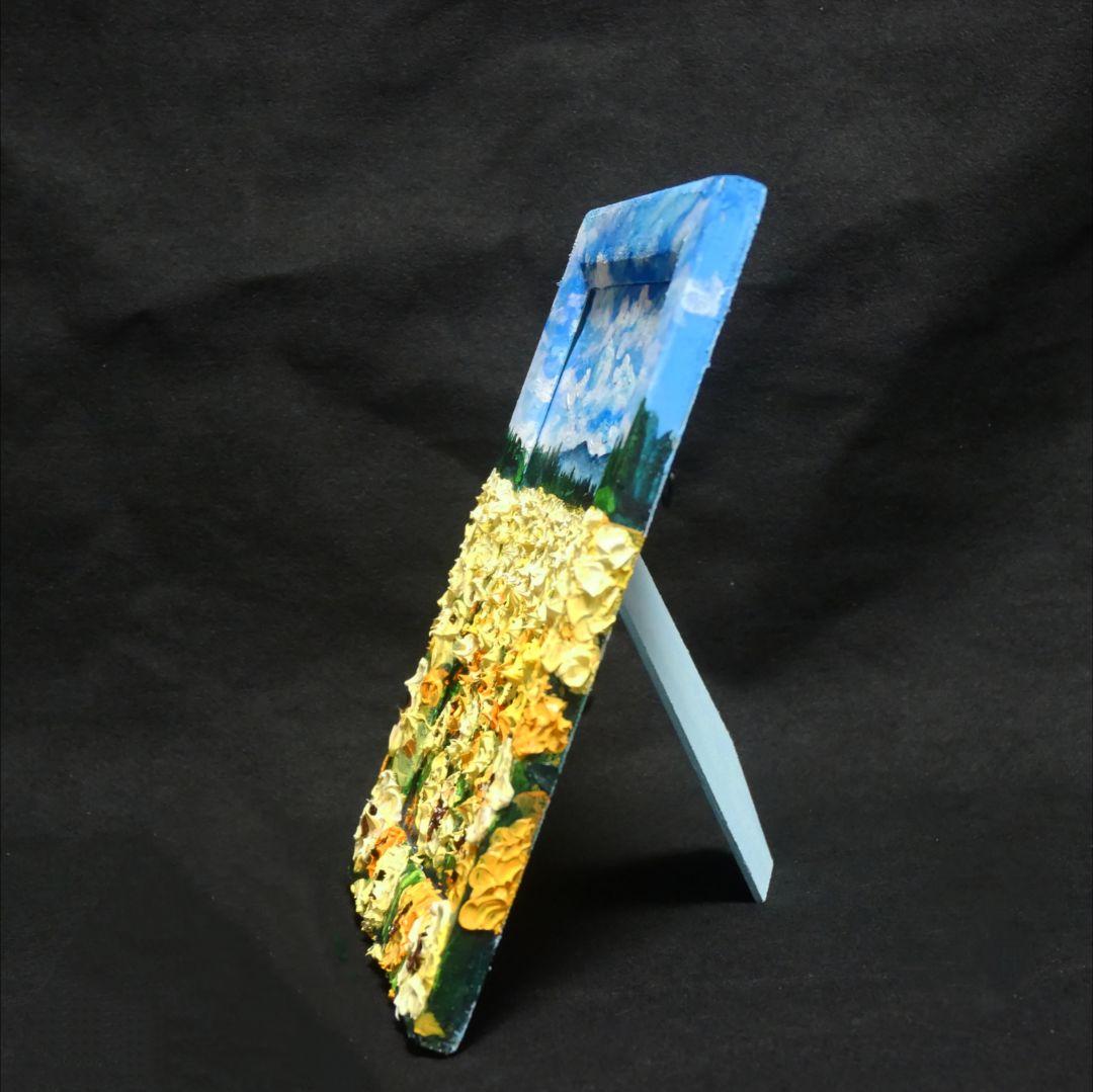 油絵 油彩 油彩画 絵 絵画 【ひまわり広場】ミニ絵画