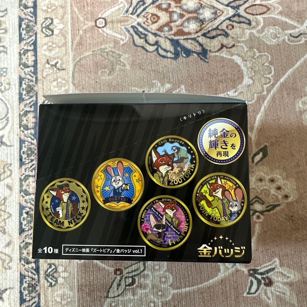 ディズニー ズートピア 缶バッジ 全10種 コンプリート 未使用