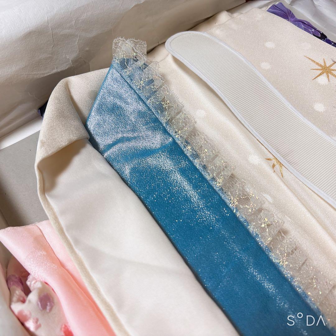 振袖フルセット 紫 白 成人式 結婚式