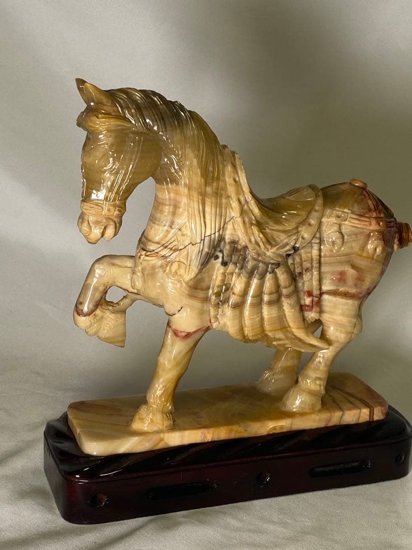 2178❣️ 瑪瑙　馬　唐馬　戦闘馬