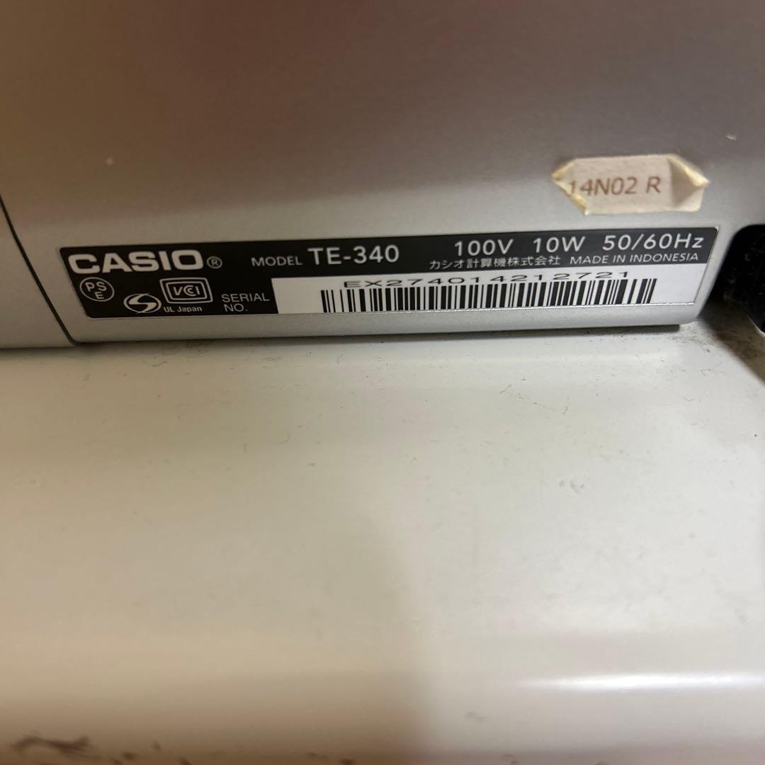 美品✨カシオ レジスター　TE-340