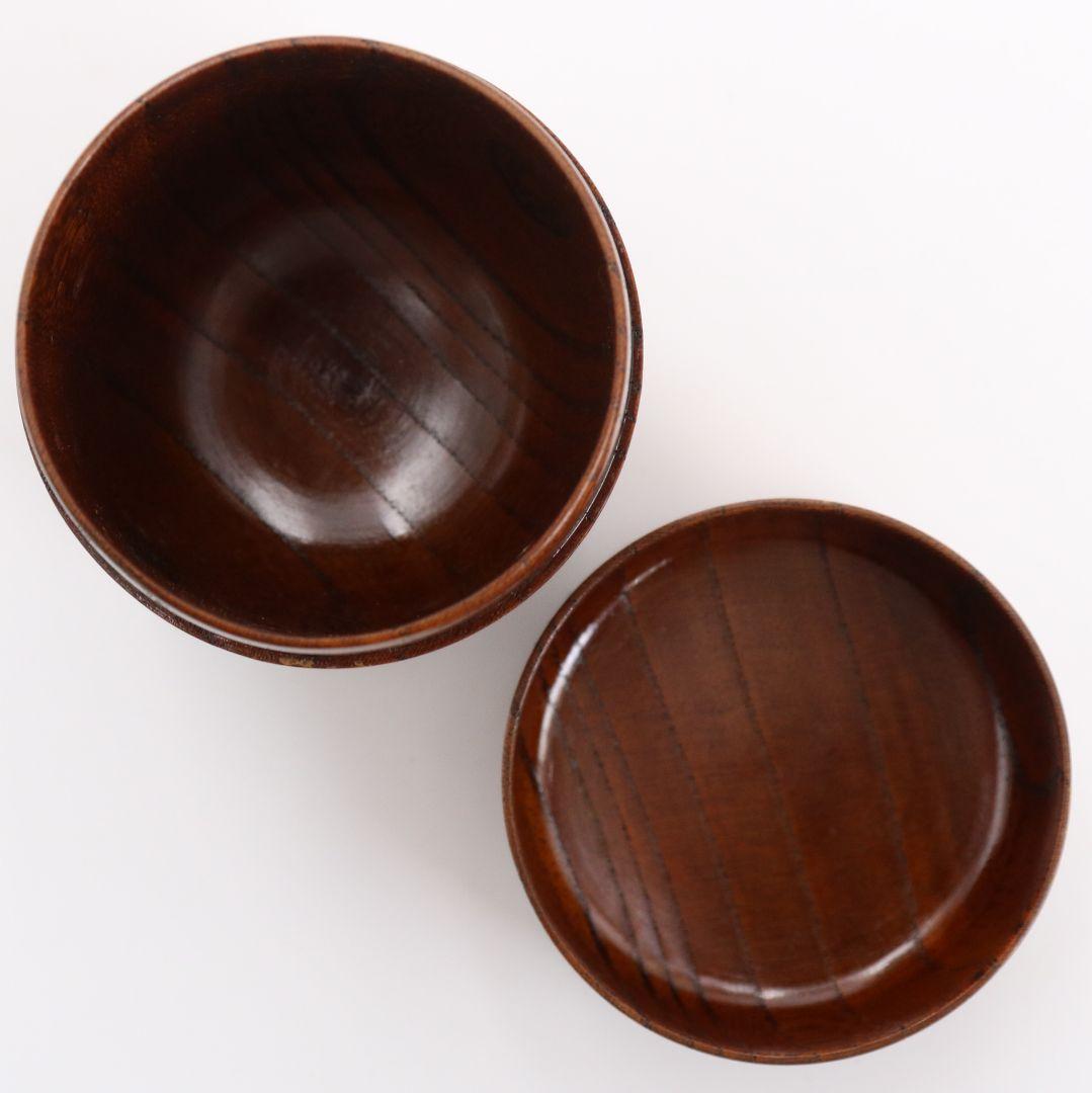 多田桂寛作 虫蒔絵 欅中棗 茶道具 共箱共布　V808