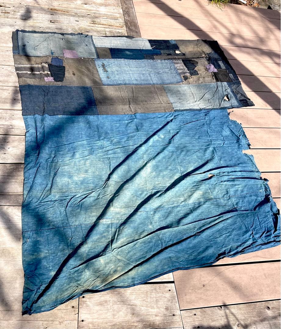 襤褸 本物 古布 ③ 大判 寄せ布