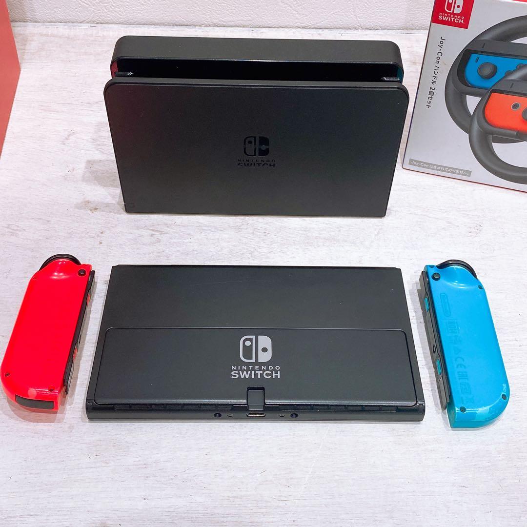 Switch本体＋付属品、周辺機器　Joy-Conハンドル2個セット