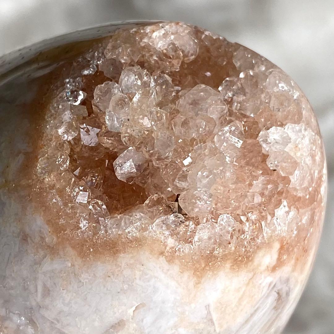 【 天然石 ピンクアメジスト アメジスト ドゥルージー ドーム 紫水晶 】