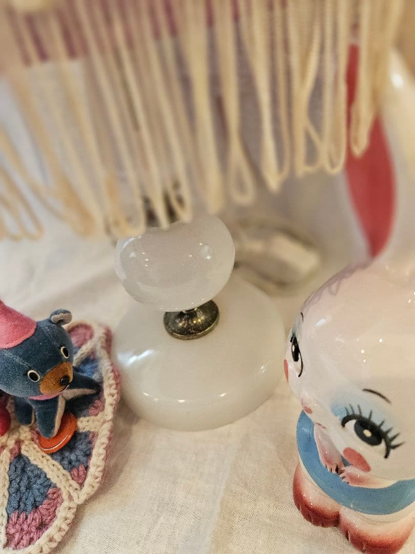 希少　レトロポップ　シェードランプ　ピンク　昭和レトロ　レトロ