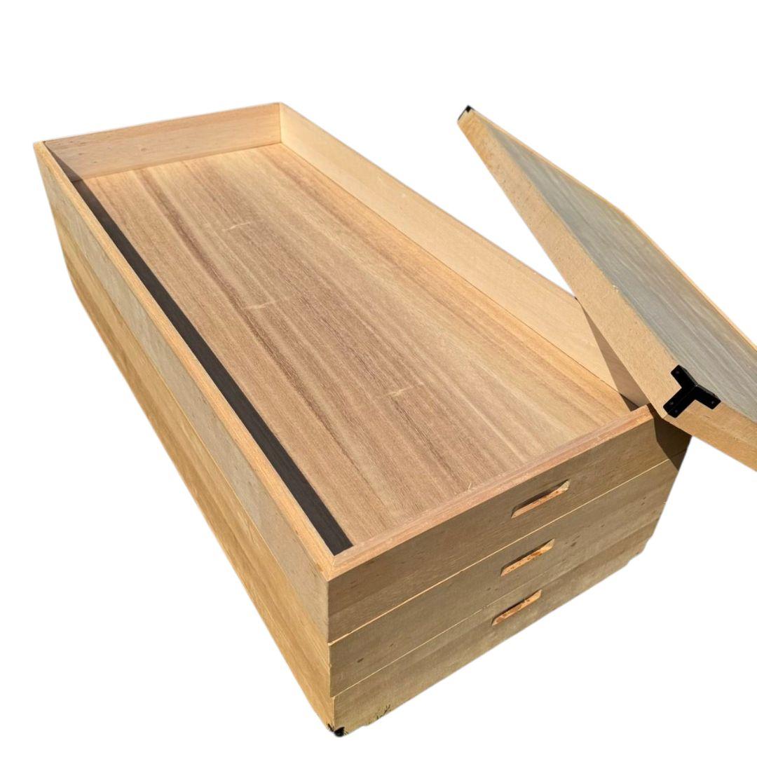 【希少】桐の衣装箱 2個セット 着物 和服 桐たんす 桐箪笥 昭和 レトロ