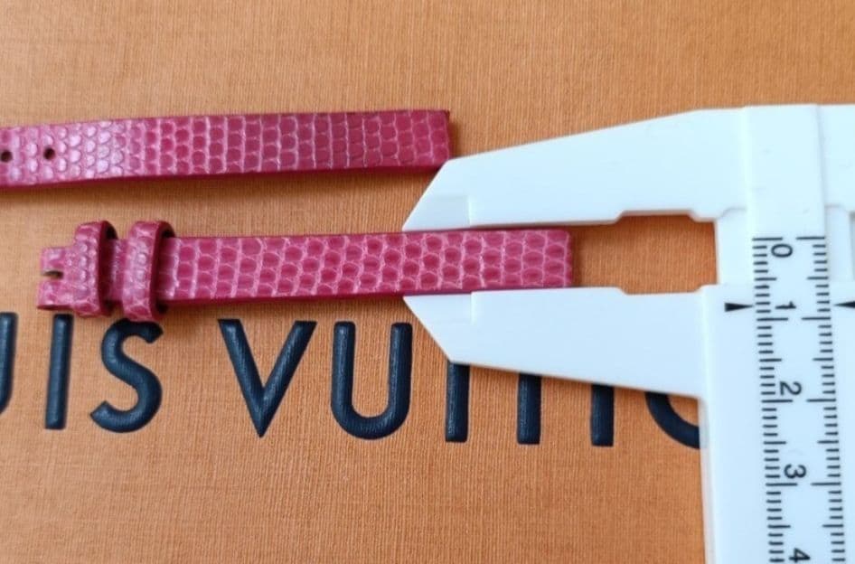 LOUIS VUITTON タンブール　ビジュ　純正ストラップ　リザード　ピンク