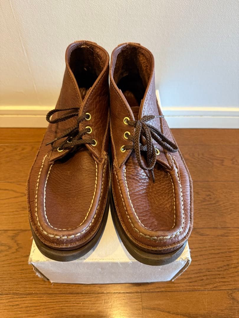 b*a様 Russell Moccasin モカシン 8 1/2 EE ブラウン