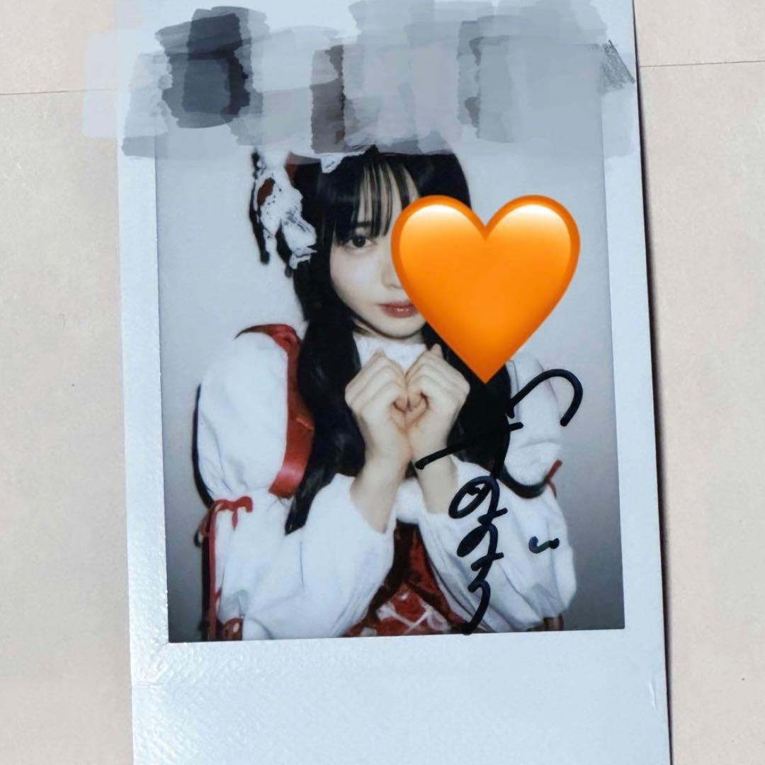 FRUITS ZIPPER 鎮西寿々歌 サイン入り チェキ