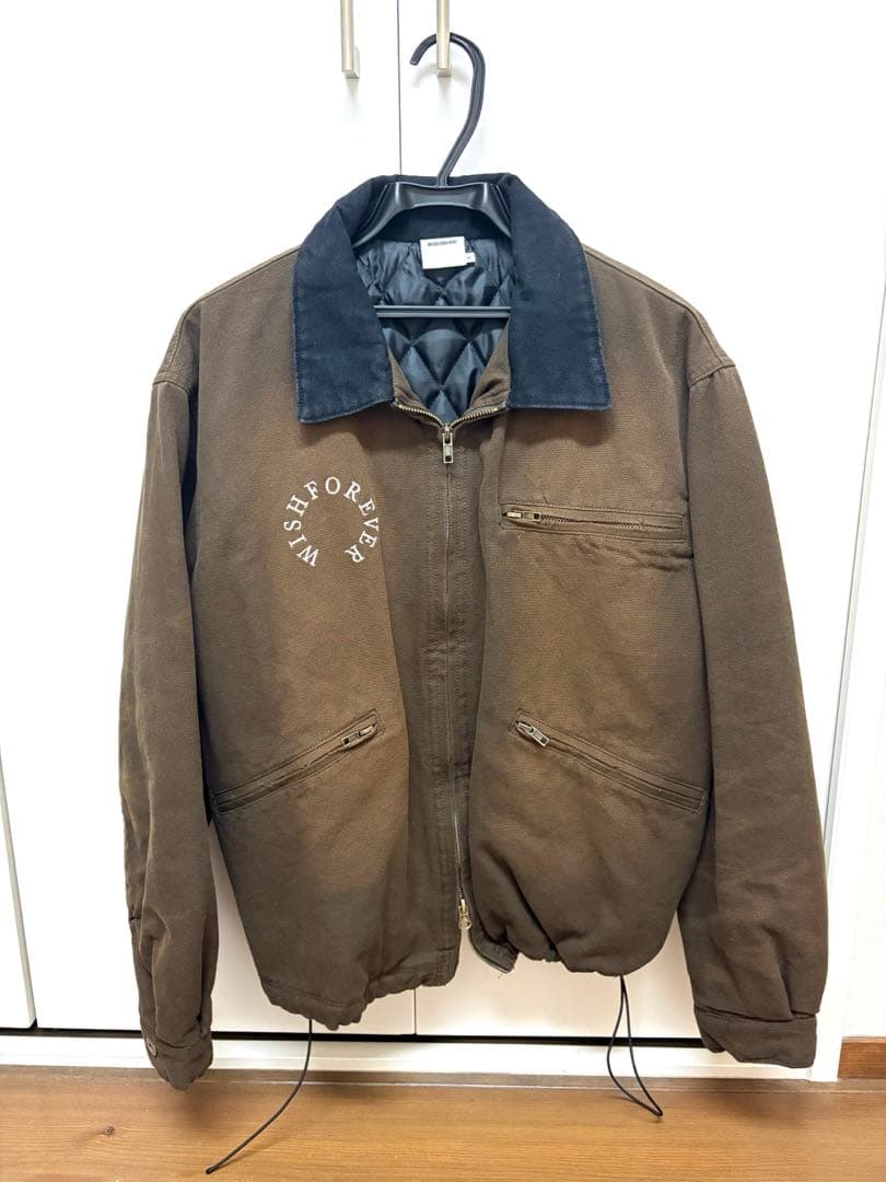 WISH FOR EVER/ドローコードビンテージライクショートダックジャケット