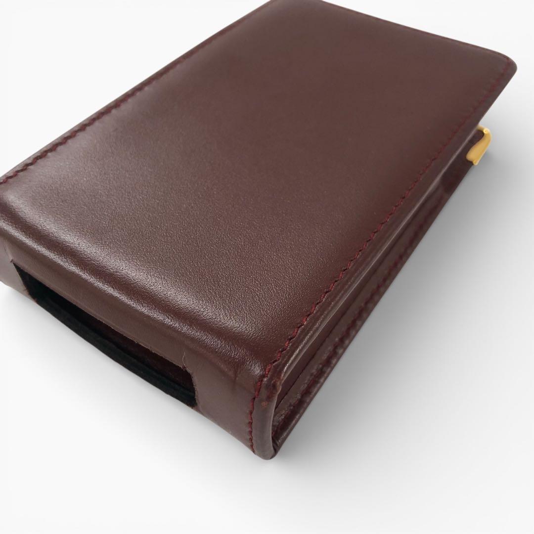 Cartier カルティエ マスト カーフレザー タバコケース シガレットケース