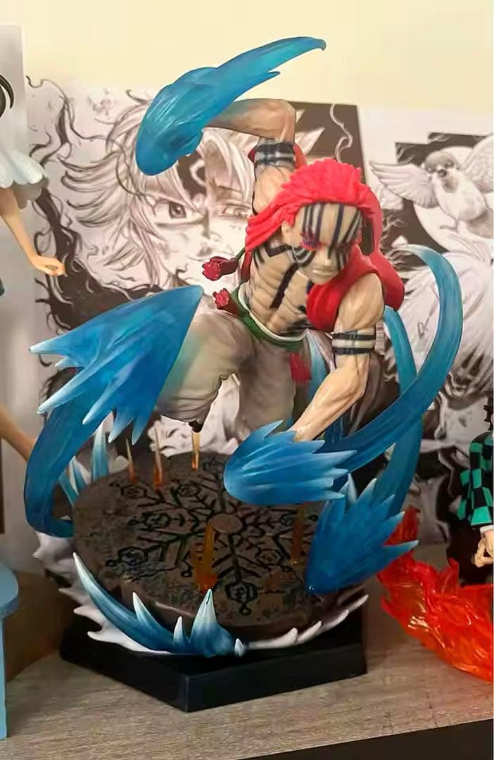 鬼滅の刃　猗窩座　フィギュア　ガレージキット