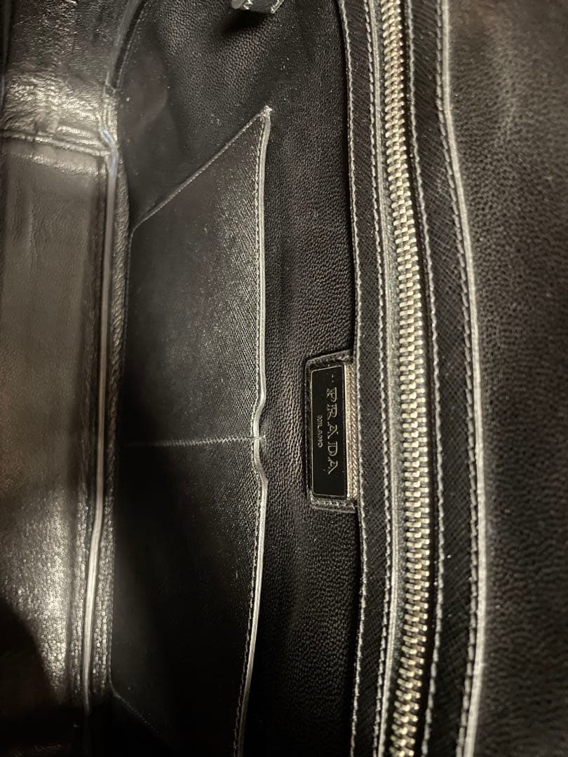 PRADA ビジネスバッグ 青