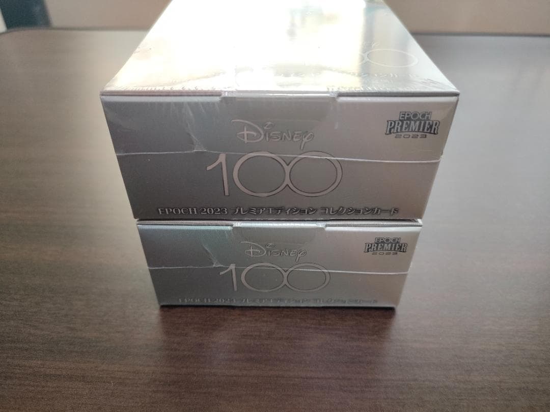 【未開封】Disney創立100周年　EPOCH コレクションカード　2BOX